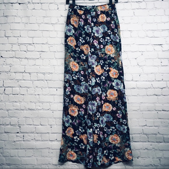 Tobi Floral Dress Flow Wide Leg Pants Size Small S - Picture 1 of 8